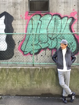 「JUNRED（ジュンレッド）のアイテム（ジャケット/アウター）」を使った、masachikaさん（メンズ・180cm）の秋コーディネート