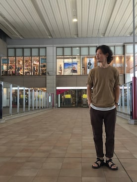 「Chaco（チャコ）のアイテム」を使った、masachikaさん（メンズ・180cm）の夏コーディネート