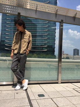 「LE JUN（ルジュン）のアイテム」を使った、masachikaさん（メンズ・180cm）の夏コーディネート