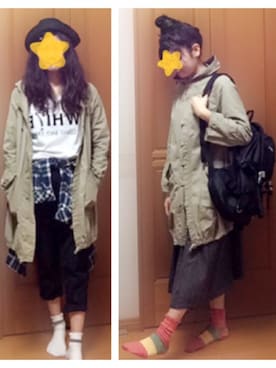 「B.L.U.E（ビーエルユーイー）のアイテム（ワンピース/ドレス）」を使った、Tyraさん（レディース・158cm）の冬コーディネート