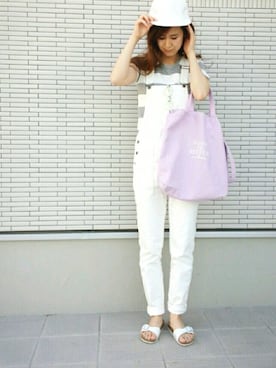 「ドラフトMR」｜みーほさん（レディース・162cm）の夏コーディネート