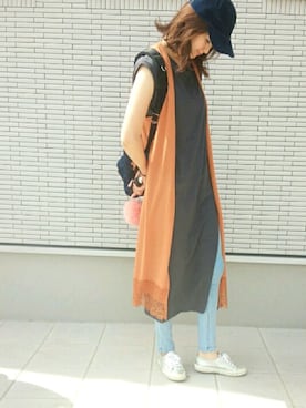 みーほさん（レディース・162cm）の秋コーディネート