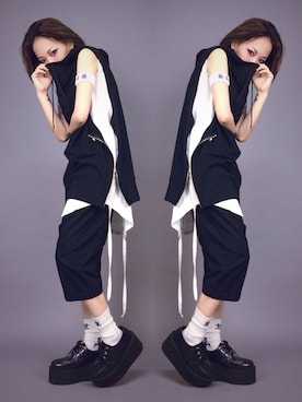「shop」｜Linna 林さん（レディース・163cm）の夏コーディネート