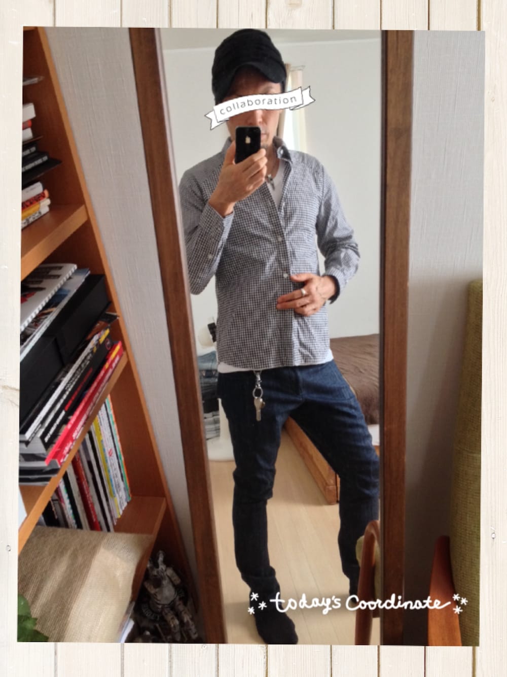 「チェック シャツ デニム」｜「And Aのアイテム（シャツ/ブラウス、その他）」を使った、xxxxさん（メンズ・171cm）の秋コーディネートの1枚目の写真