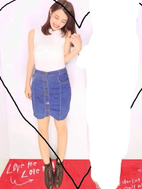 「アイテム（ブーティ）」を使った、RISAさん（レディース・165cm・10代）の秋コーディネート