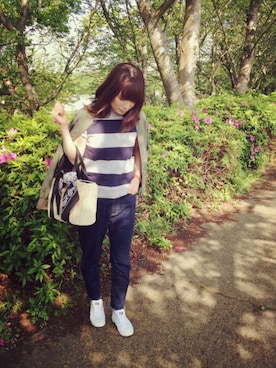 .Kさん（レディース・157cm）の春コーディネート