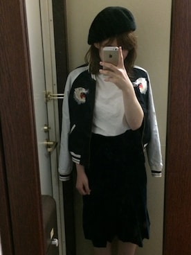 「KIKKA THE DIARY OF（キッカ　ザ　ダイアリー　オブ）のアイテム（その他アウター）」を使った、Bbyさん（レディース・154cm）の秋コーディネート