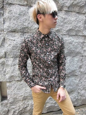 「long sleeve」｜Graphite Clothingさん（メンズ・170cm）の冬コーディネート