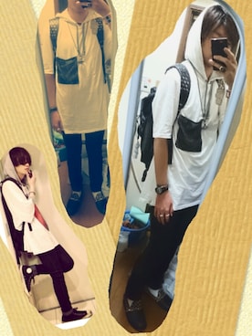 「SHAREEF（シャリーフ）のアイテム（その他シューズ）」を使った、Kyoheiさん（メンズ・170cm）の夏コーディネート