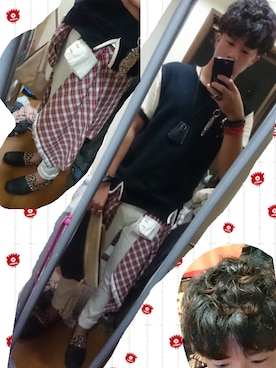 「SHAREEF（シャリーフ）のアイテム（その他シューズ）」を使った、Kyoheiさん（メンズ・170cm）の秋コーディネート
