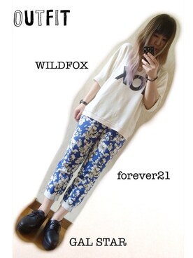 「WILDFOX」｜RONIさん（レディース・161cm）の春コーディネート