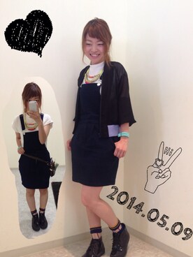 marikoさん（レディース・155cm）の春コーディネート