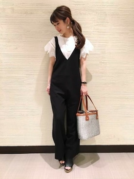 「袖レース」｜yukie_JEANASISさん（レディース・160cm）の春コーディネート