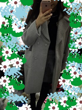 「Supreme.La.La.（シュープリームララ）のアイテム（ナイロンジャケット）」を使った、Khunnn_923さん（レディース・166cm）の冬コーディネート