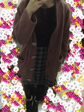 「Supreme.La.La.（シュープリームララ）のアイテム（ブーツ）」を使った、Khunnn_923さん（レディース・167cm）の冬コーディネート
