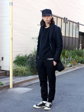 「VICTIM（ヴィクティム）のアイテム（その他アウター）」を使った、VICTIM_TAKIGUCHIさん（メンズ・184cm）の冬コーディネート