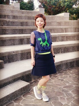 劉貝兒さんのコーディネート