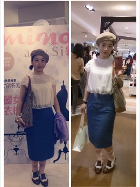 劉貝兒さんのコーディネート