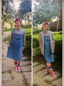 劉貝兒さんのコーディネート