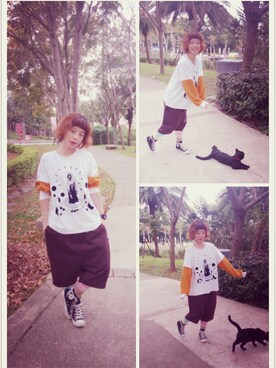 劉貝兒さんのコーディネート