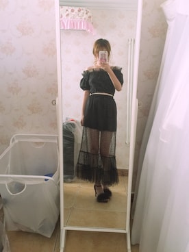 「honey mi honey」｜LOooove   ffさん（レディース・173cm）の夏コーディネート