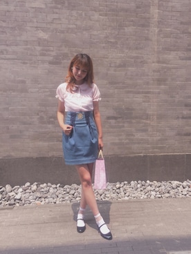 「Katie（ケイティ）のアイテム」を使った、LOooove   ffさん（レディース・173cm）の夏コーディネート