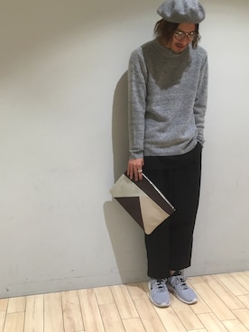 「JUNRED（ジュンレッド）のアイテム（ハンチング/ベレー帽）」を使った、kokiさん（メンズ・170cm）の秋コーディネート