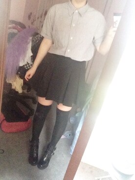 「Ardeneのアイテム」を使った、kikiさん（レディース・157cm）の秋コーディネート