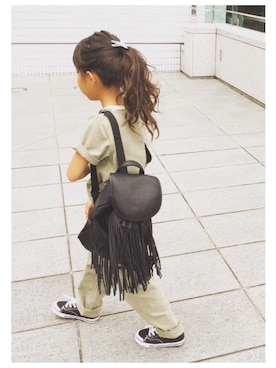 「H&M」｜「アイテム（つなぎ/オールインワン）」を使った、_CHANK_さん（キッズ・120cm）の夏コーディネート
