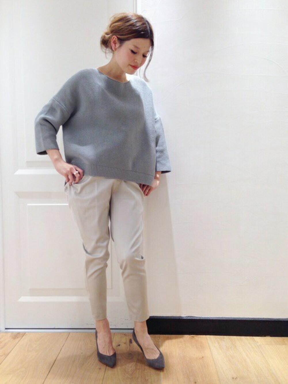 DEUXIEME CLASSE - Deuxieme Classe ガーター編みボートネックプルオーバー Deuxieme Classe（ドゥーズィエムクラス）の「◇ガーター編み