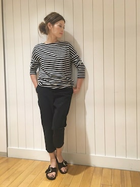 「CAMINANDO（カミナンド）のアイテム」を使った、HIROさん（レディース・164cm）の春コーディネート