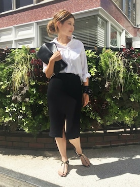 「VICINI（ヴィッチーニ）のアイテム」を使った、HIROさん（レディース・164cm）の春コーディネート