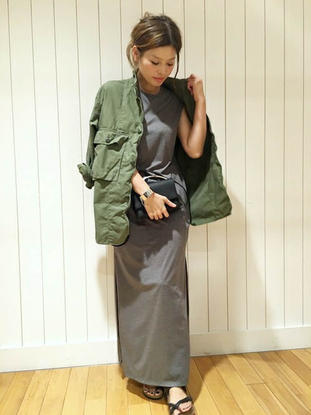 ❤︎Deuxieme Classe＊WINDFEEL天竺 ノースリーブワンピース❤︎ Deuxieme Classe（ドゥーズィエムクラス）の「WINDFEEL天竺