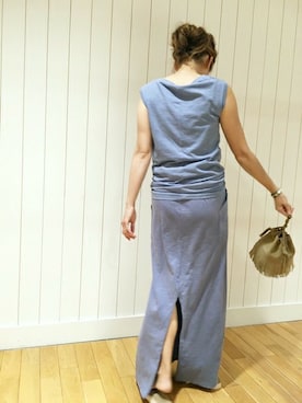 「CAMINANDO（カミナンド）のアイテム」を使った、HIROさん（レディース・164cm）の夏コーディネート