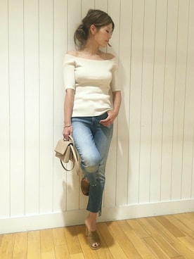 「Paloma Barcelo（パロマバルセロ）のアイテム」を使った、HIROさん（レディース・164cm）の夏コーディネート