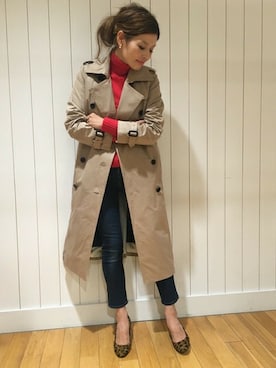 「CINOH（チノ）のアイテム」を使った、HIROさん（レディース・164cm）の秋コーディネート