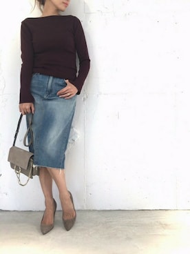 リメイクタイトスカート を使った人気ファッションコーディネート Wear