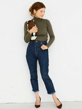 「PELLICO（ペリーコ）のアイテム」を使った、HIROさん（レディース・164cm）の秋コーディネート