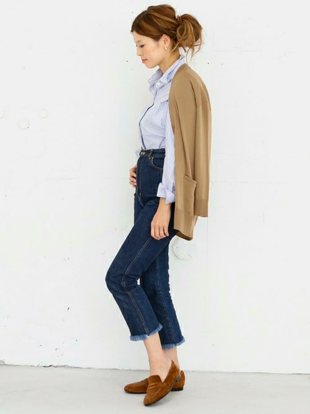 ドゥーズィエムクラス　Deuxieme Classe カシミヤ　カーディガン MUSE de Deuxieme Classe(ミューズ ドゥ ドゥーズィエムクラス
