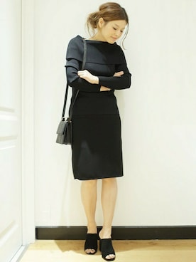 「M2MAlletier（エムツーマレティエ）のアイテム」を使った、HIROさん（レディース・164cm）の秋コーディネート