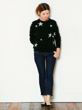 「NINA RICCI（ニナリッチ）のアイテム」を使った、HIROさん（レディース・164cm）の秋コーディネート