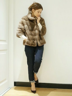 「PELLICO（ペリーコ）のアイテム」を使った、HIROさん（レディース・164cm）の秋コーディネート