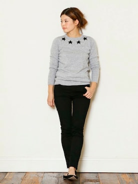 「NINA RICCI（ニナリッチ）のアイテム」を使った、HIROさん（レディース・164cm）の冬コーディネート