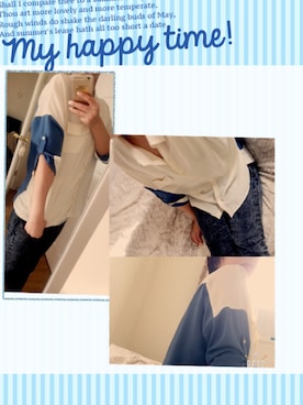 「SLY（スライ）のアイテム（モッズコート）」を使った、ma.iさん（レディース・166cm）の冬コーディネート