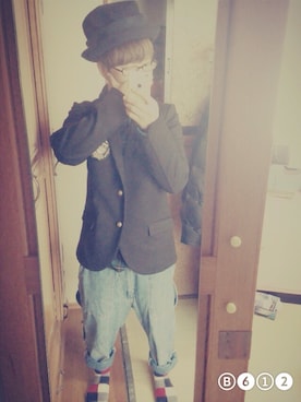 おちくんさん（レディース・147cm）の冬コーディネート