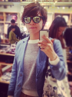 「ESPRIT（エスプリ）のアイテム（スーツジャケット）」を使った、Koさん（レディース・156cm）の秋コーディネート