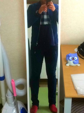 「ALOYE（アロイ）のアイテム」を使った、tmy.nkmrさん（メンズ・172cm）の冬コーディネート