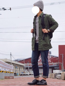 「SUUNTO」｜「アイテム（ジャケット/アウター）」を使った、しんごさん（メンズ・175cm）の冬コーディネート