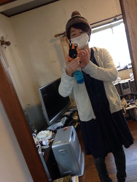 「CABANE de ZUCCa（カバンドズッカ）のアイテム（ワンピース/ドレス）」を使った、なおらるさん（レディース・163cm）の春コーディネート