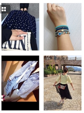 「Marc by Marc Jacobs（マークバイマークジェイコブス）のアイテム（アクセサリー）」を使った、kanadeさん（レディース・156cm）の春コーディネート